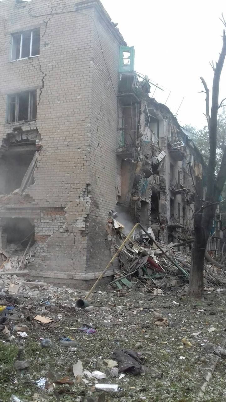 Оккупанты обстреляли Авдеевку. Фото: Telegram/Павло Кириленко / Донецька ОДА (ОВА)