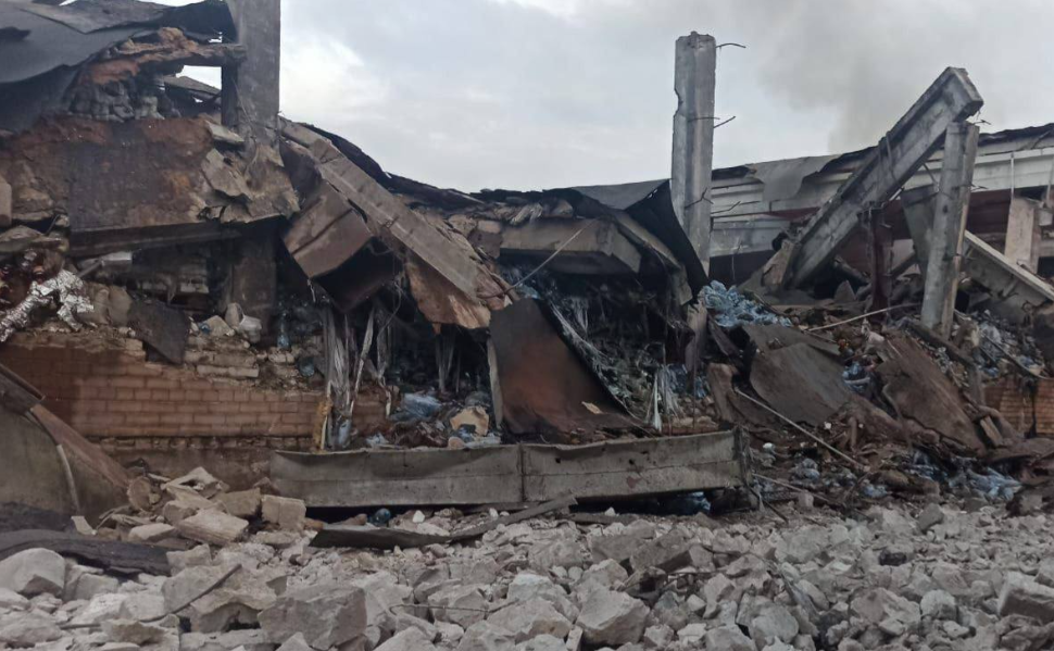 Последствия российской атаки в Кривой Рог.  Фото: telegram/Сергей Лисак