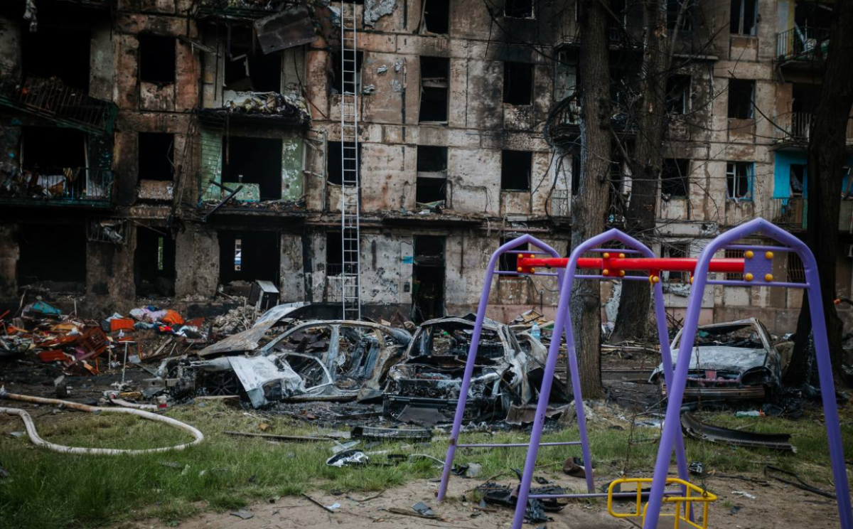 Разрушение в результате ракетного удара по Кривому Рогу.  Фото: Фото: telegram/Сергей Лисак
