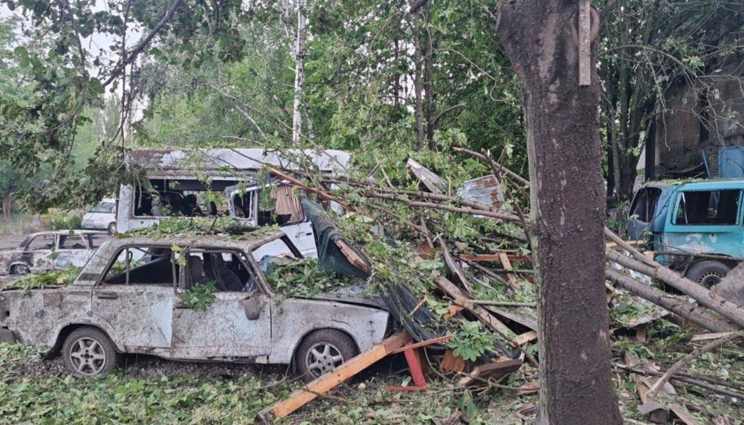 Руйнація після російської атаки. Фото: telegram/Сергій Лисак