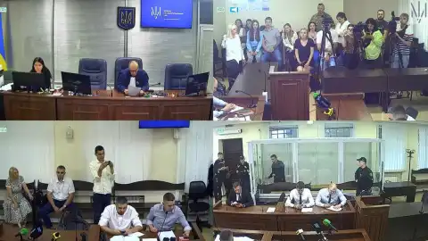 Головко в суде с адвокатами. Скриншот