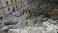 A Russian missile damages a high-rise building in Lviv, casualties reported