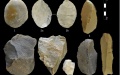 The stoneware items discovered in north China's Inner Mongolia Autonomous Region. Photo by Xinhua. 