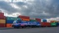 China's rail-sea intermodal train. Photo by Xinhua.