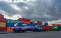 China's rail-sea intermodal train. Photo by Xinhua.