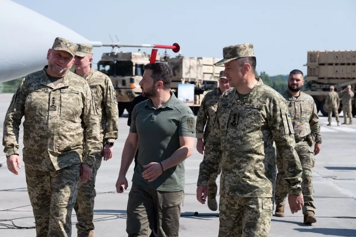 Головнокомандувач ЗСУ Валерій Залужний і президент Володимир Зеленський. Фото: ОП