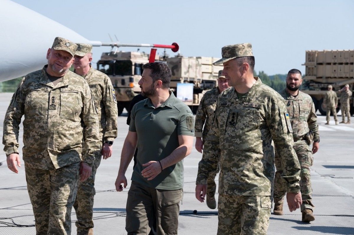 Головнокомандувач ЗСУ Валерій Залужний і президент Володимир Зеленський. Фото: ОП
