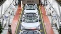 The final inspection line at the general assembly workshop of GAC Aion New Energy Automobile Co., Ltd. in Guangzhou, south China's Guangdong Province. Photo by Xinhua/Deng Hua.

