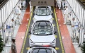 The final inspection line at the general assembly workshop of GAC Aion New Energy Automobile Co., Ltd. in Guangzhou, south China's Guangdong Province. Photo by Xinhua/Deng Hua.

