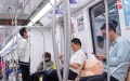 Passengers take a subway train of Line 11 of the Suzhou metro. Photo by Xinhua/Li Bo.

