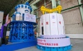The Linglong One, a multi-purpose small modular pressurized water reactor, after completing the factory acceptance test in Dalian, northeast China's Liaoning Province. Xinhua/Zhang Boqun.