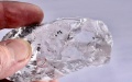 1,080-carat white diamond discovered in Botswana. Photo by Xinhua.

