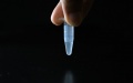 A solution sample of artificial synthesis of hexoses at the Tianjin Institute of Industrial Biotechnology under the Chinese Academy of Sciences in Tianjin, north China. Photo by Xinhua/Sun Fanyue.


