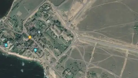 Тарханкут в Крыму. Скриншот: Google Maps
