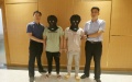 Myanmar police hand over five telecom and internet fraud suspects to Chinese police at Yangon International Airport in Yangon, Myanmar. Photo by Chinese embassy in Myanmar/Xinhua.

