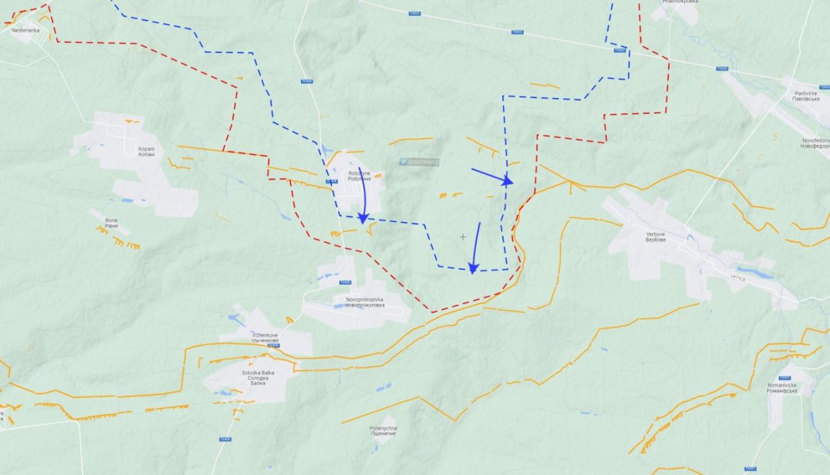 Линии обороны российских оккупантов на юге Украины в августе 2023 года. Источник: Def Mon