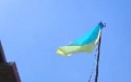 Ukrainian flag raised on the left bank of Kherson Region near Oleshky
