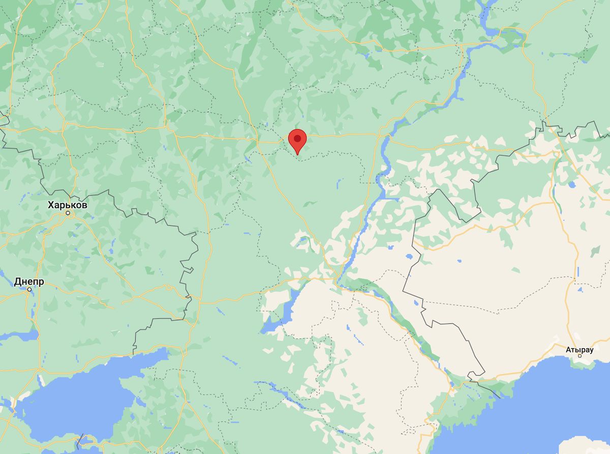 У Саратовській області знайшли крилату ракету Х-101, що впала. Фото: Google Maps