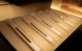 Bamboo slips are exhibited at the new hall of Gansu bamboo slip museum in Lanzhou, northwest China's Gansu Province. Photo by Xinhua/Lang Bingbing.


