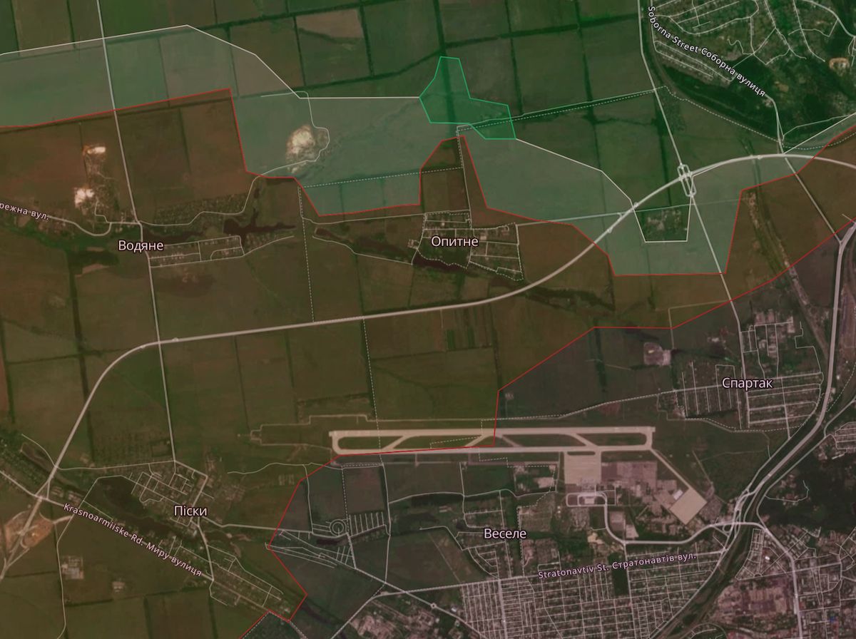 Ситуація в районі Опитного станом на 6 вересня. Фото: deepstatemap.live