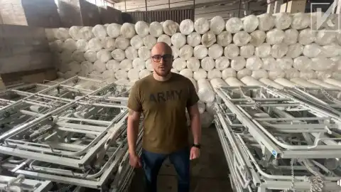 "Украинская команда" передает более 1000 ортопедических матрасов и кроватей в военные госпитали, больницы и соцзаведения