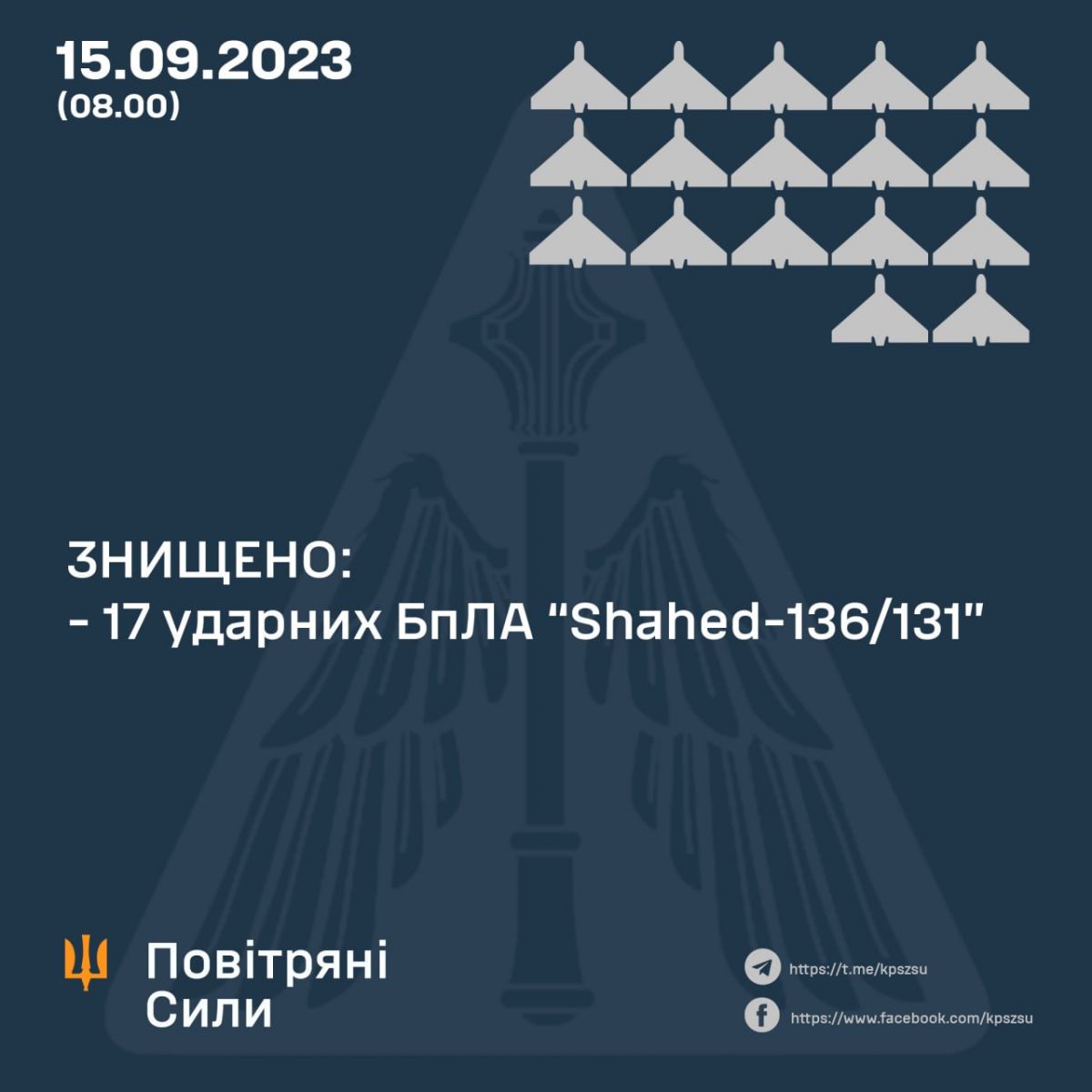 Інфографіка: Повітряні Сили ЗС України / Air Force of the Armed Forces of Ukraine