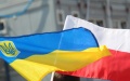 Ukraine. Poland. The flags. Photo: zn