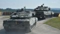 Stridsvagn 122 tanks with trained Ukrainian crews arrive in Ukraine from Sweden