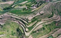 Majiayuan terrace in Zhangjiachuan Hui Autonomous County in Tianshui, northwest China's Gansu Province.  Photo by Xinhua/Chen Bin.
