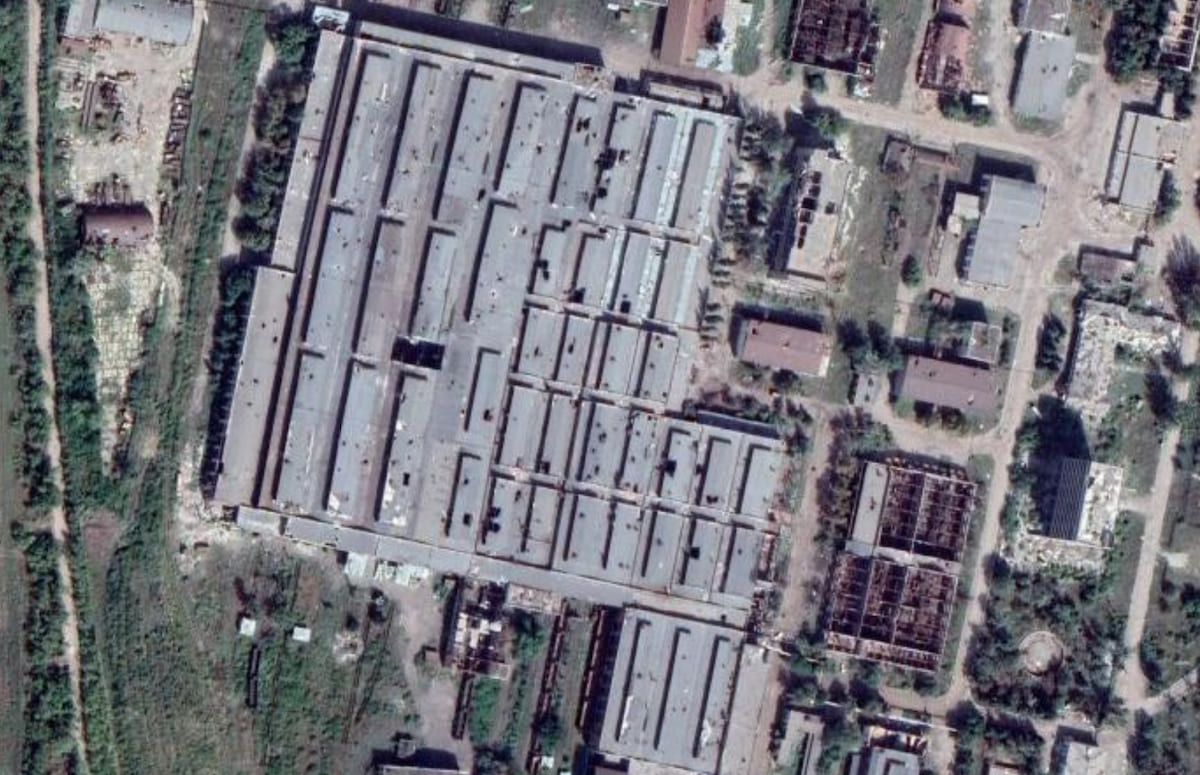 Територія Попаснянського вагоноремонтного заводу (ПВРЗ). Фото: Google Maps