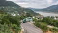 A truck loaded with crisp plums moving at Ganyuan Village of Wushan County, southwest China's Chongqing. Photo by Xinhua/Huang Wei.