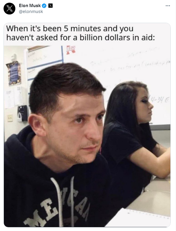 Скриншот: X/Elon Musk