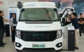 Visitors view an L4-level auto-pilot truck at the environmental services exhibition of the 2023 China International Fair for Trade in Services (CIFTIS) in Beijing, capital of China. Photo by Xinhua/Zhang Chenlin.