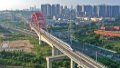 Fuxing bullet train G4308 running in Nanning, capital of south China's Guangxi Zhuang Autonomous Region. Photo by Xinhua/Zhou Hua.