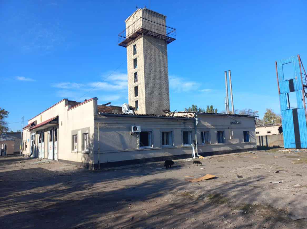 Наслідки рсоійської атаки. Фото: ДСНС