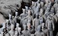 The Terracotta Warriors at the pit No.1 of the Emperor Qinshihuang's Mausoleum Site Museum in Xi'an, northwest China's Shaanxi Province. Photo by Xinhua/Liu Xiao.
