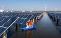 China's installed solar, wind power capacity surges. Photo by Xinhua.