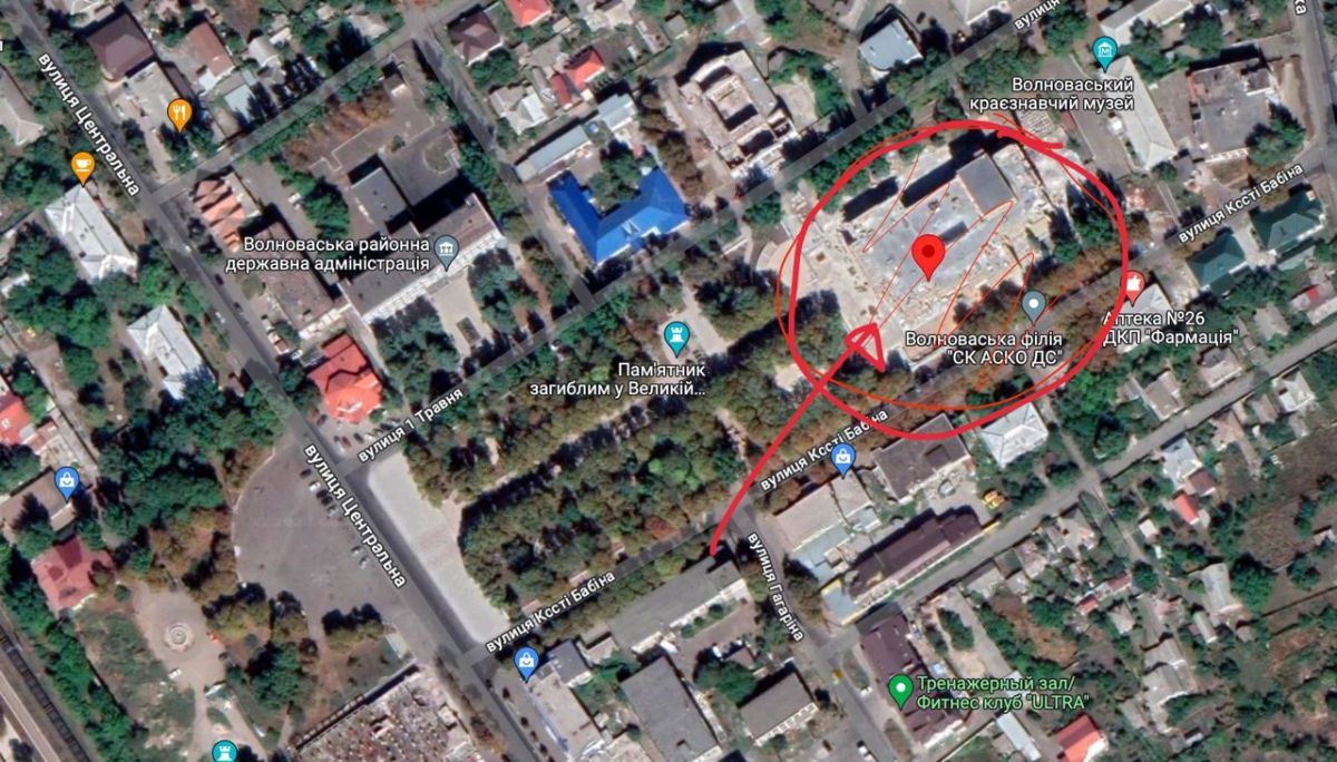 Вид із супутника. Фото: 