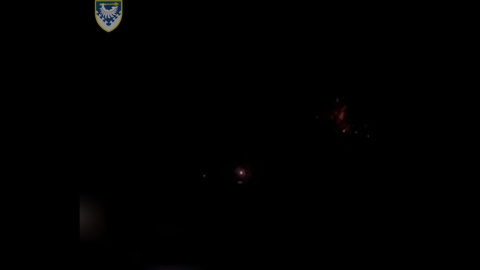 Ураження "шахедів" у небі над Одещиною. Скріншот відео