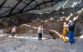 Archaeological excavation work in China. Photo by Xinhua.