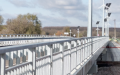 Bridge across Inhulets destroyed by russians during retreat in 2022 restored in Kherson Region