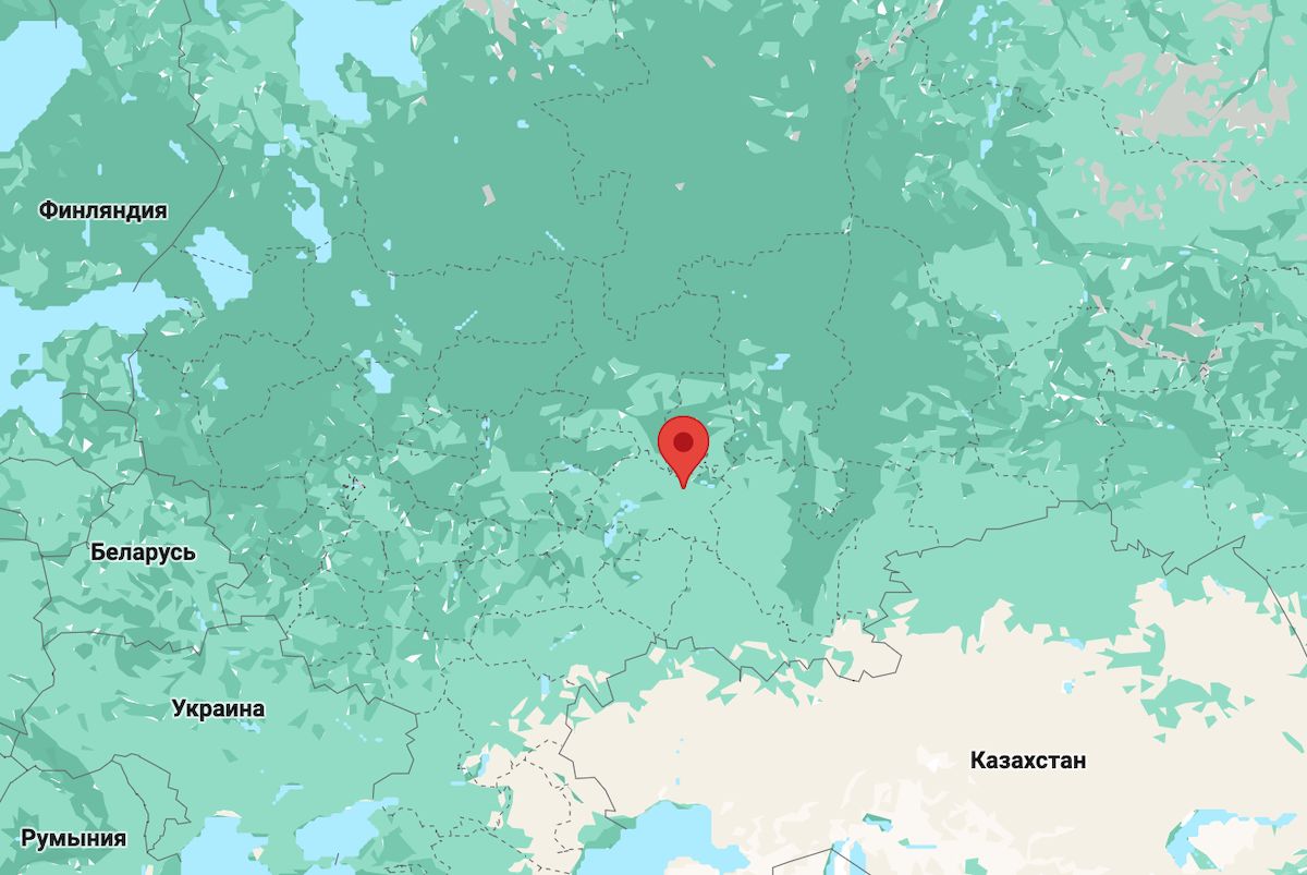 У Татарстані триває будівництво заводу з виробництва іранських ударних дронів. Фото: Google Maps