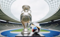 Official match ball and trophy for UEFA Euro 2024. Photo by UEFA.