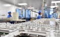 Staff members work at a pharmaceutical company in Dingtao District of Heze City, east China's Shandong Province. Photo by Xinhua/Guo Xulei.