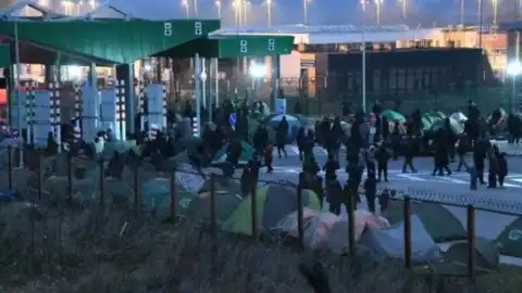 Протест на кордоні