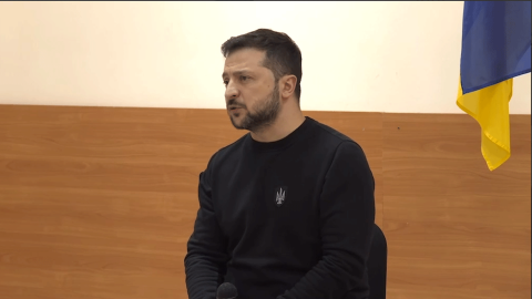 Володимир Зеленський на зустрічі зі студентами в Миколаєві фото: скриншот відео