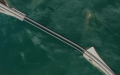 Storm destroys russian defensive structures near Crimea bridge - Navy