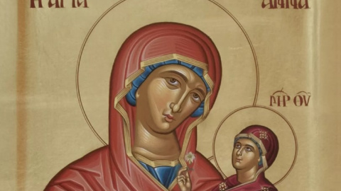 Свята Анна та її дочка Марія. Фото: Азбука Віри