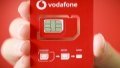 Vodafone SIM card. Company's photo