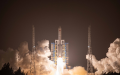 China's newly-launched Long March-5 rocket. Photo by Xinhua.